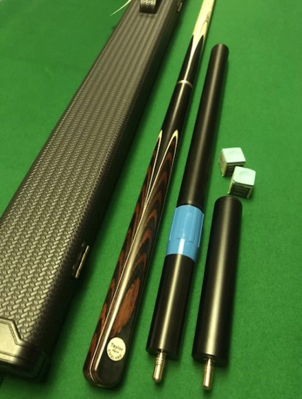 Taylor Made Snooker Cue Deal Choice £159.95 Or £179.95 Dark Maroon Splice With Thin White Sycamore