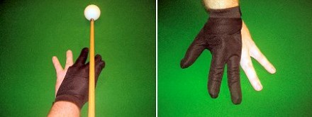 Black Hand Glove For Snooker/Pool Players